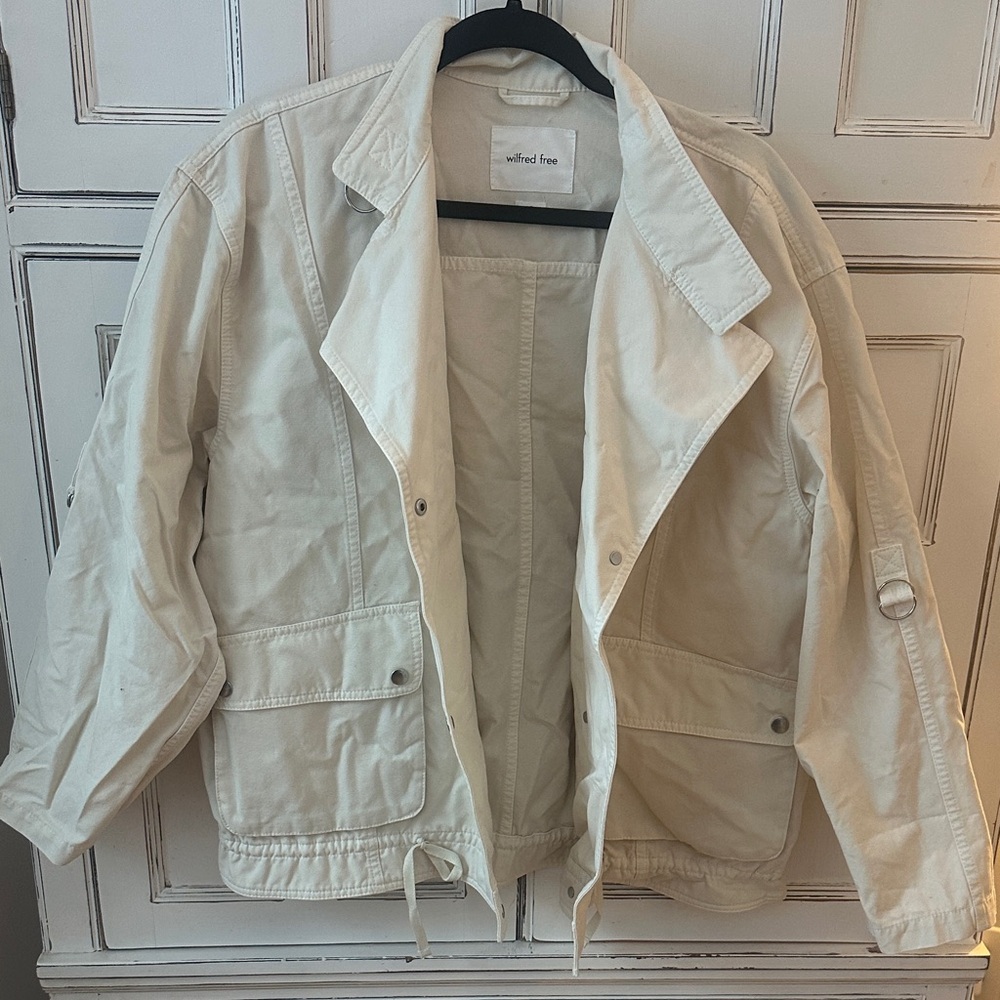 Aritzia Wilfred Free Cream Jacket - Picture 1 of 5